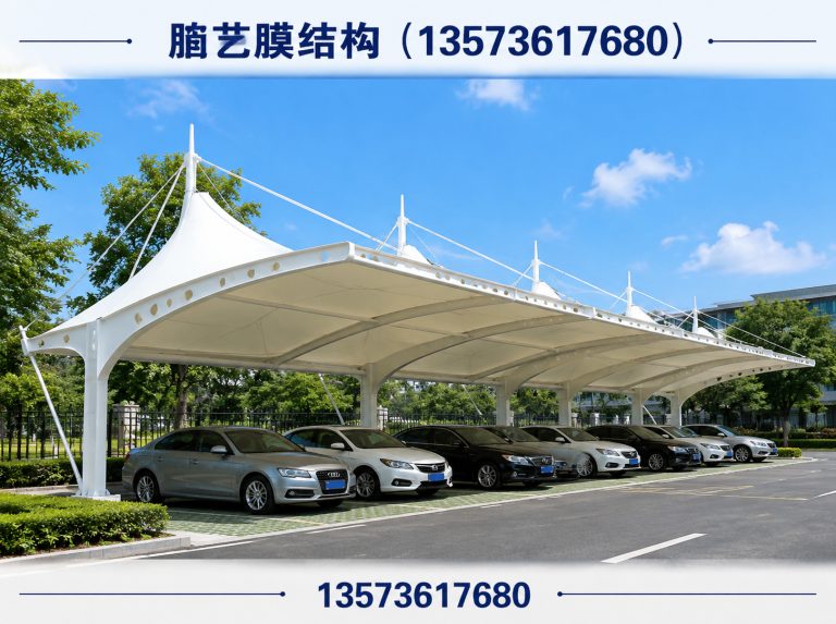 昌乐县充电桩车棚展示图