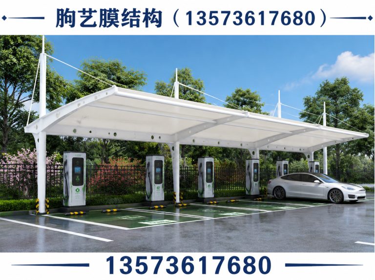 昌乐县膜结构车棚展示图